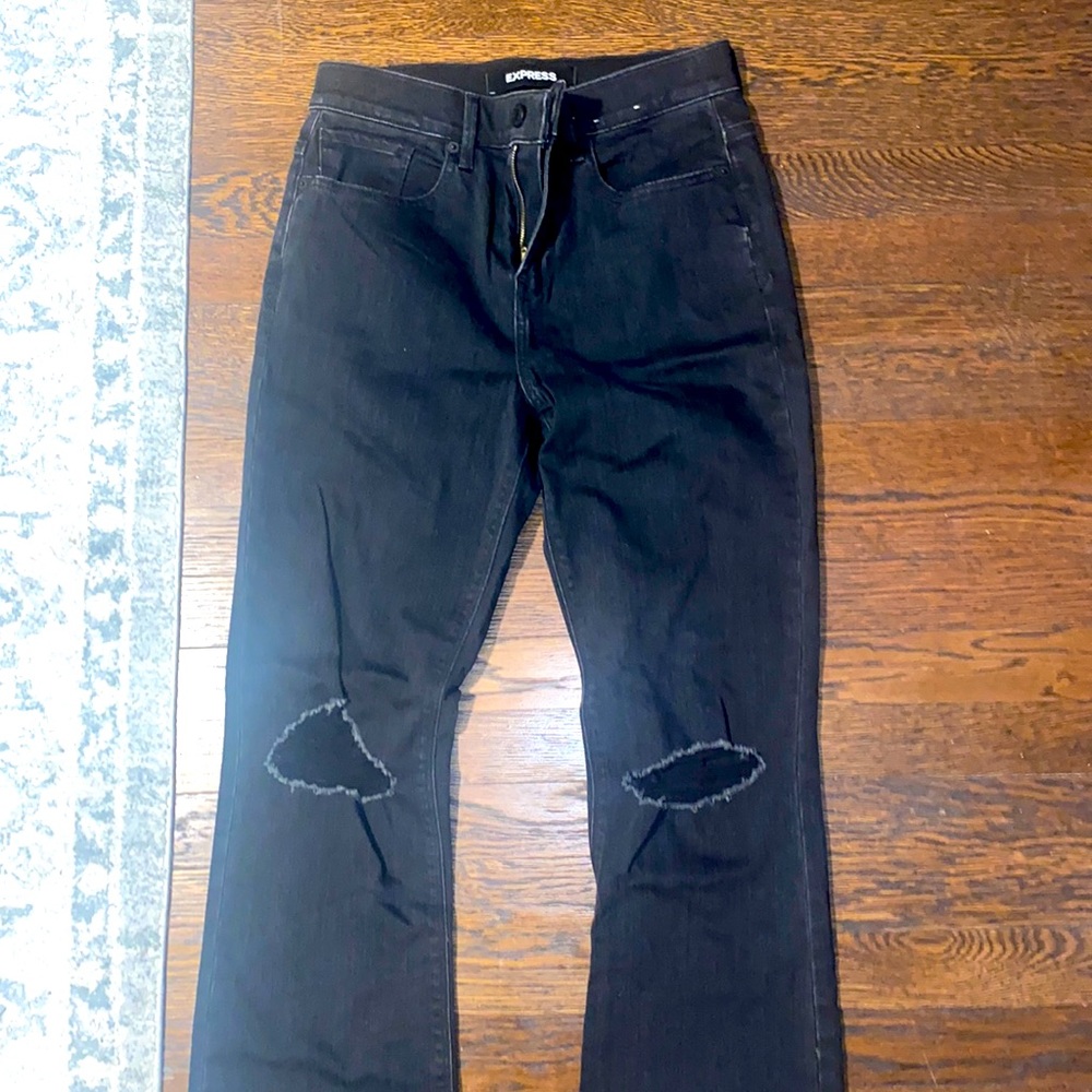 NWT black Flare Jeans